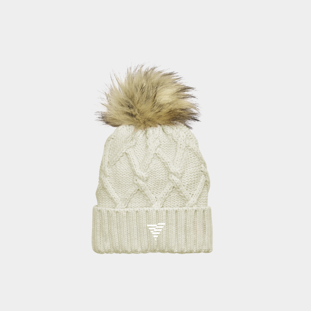 New Era Faux Fur Pom Beanie